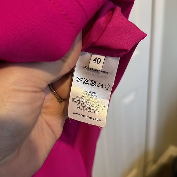 Hot Pink Structured Dress - Picture 4 of 9